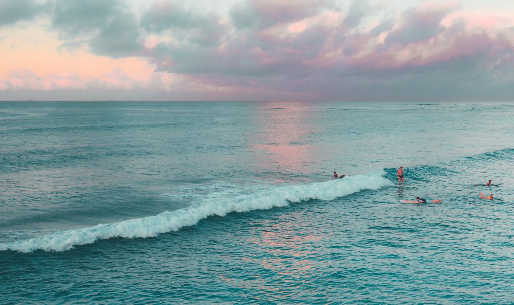 Aprendiendo a surfear